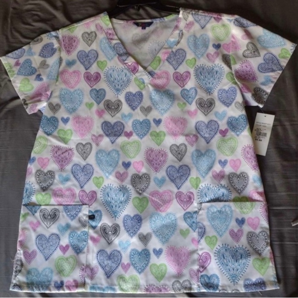 Nurse scrub tops